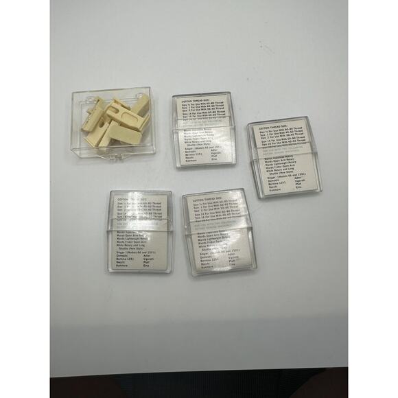 Vintage Sewing Machine Accessories Tin Set Montgomery Ward Singer - Picture 9 of 12